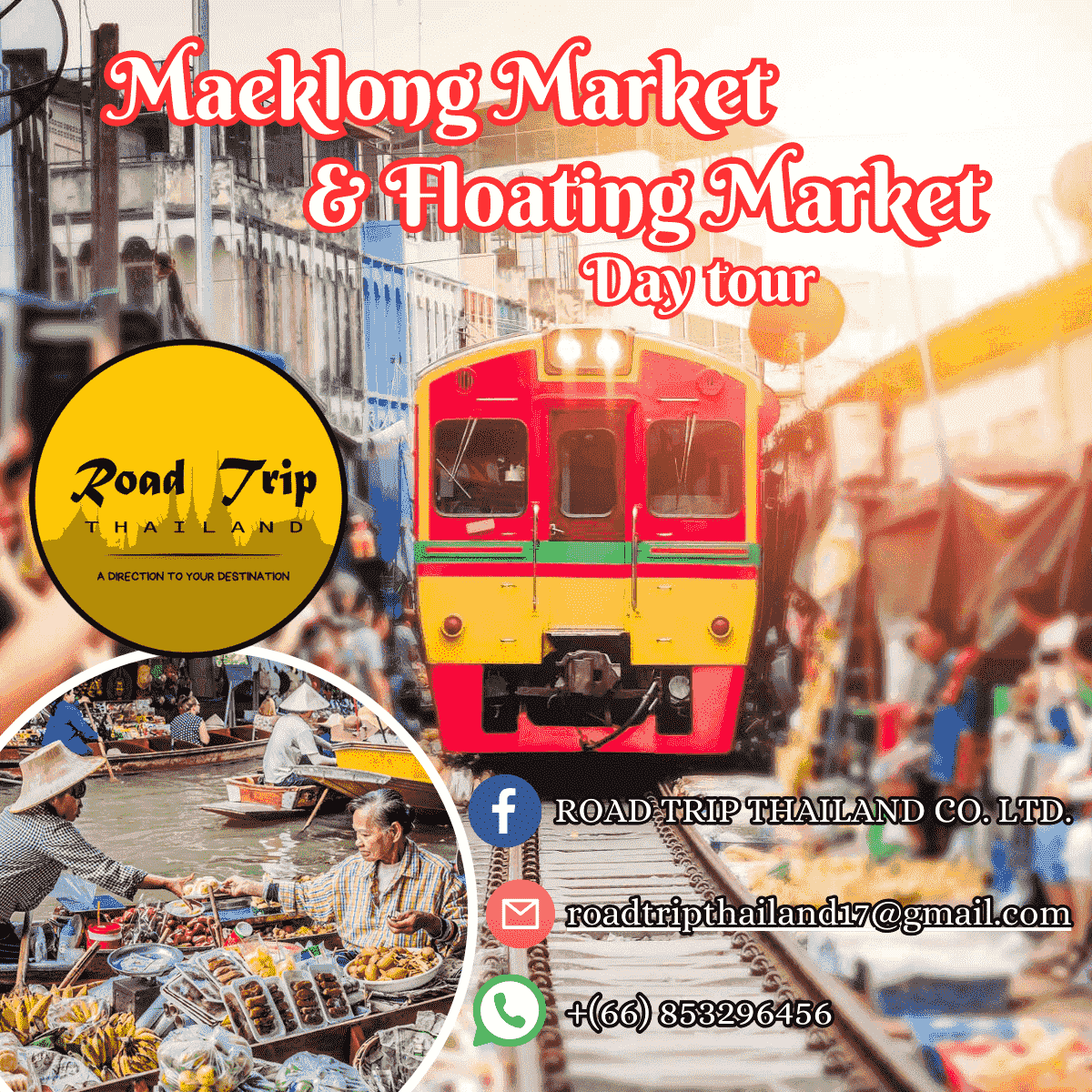 Maeklong Market & Floating Market Tour - Road Trip Thailand Co., Ltd.